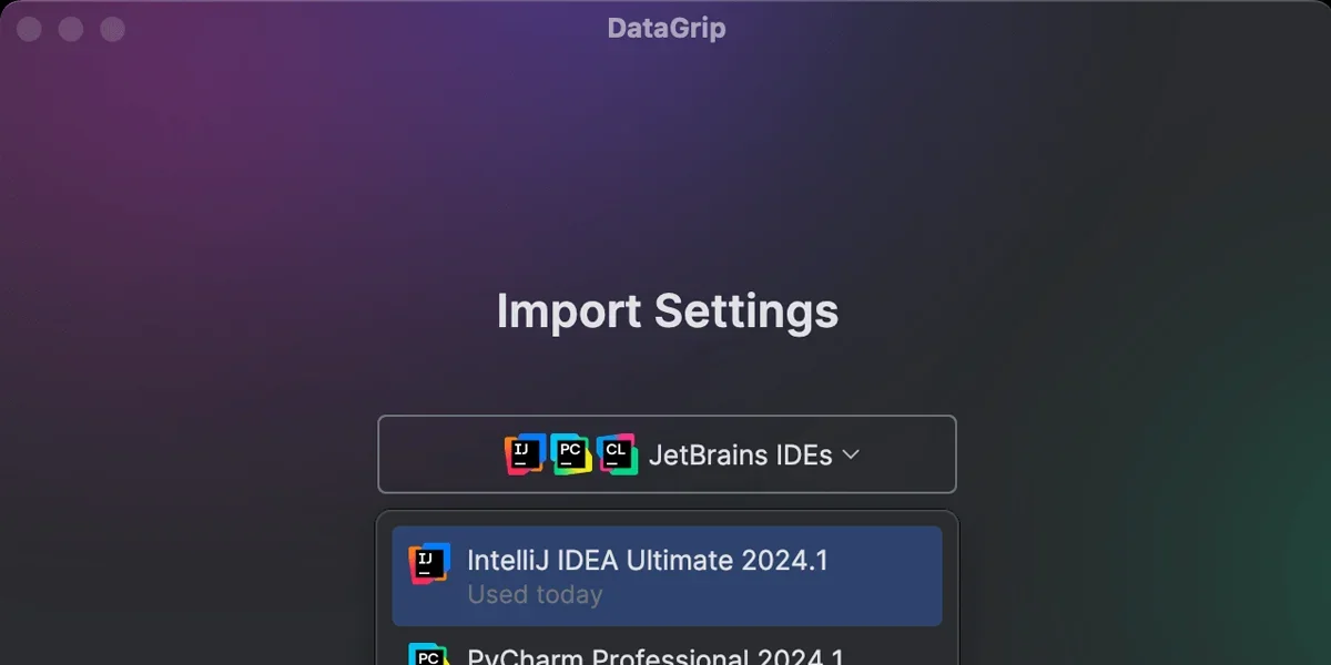 JetBrains DataGrip Mac版 截图 4