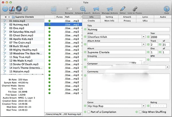 Yate For Mac 截图 1