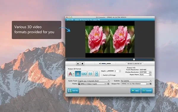 3D Converter for Mac 截图 1
