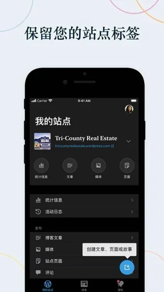 WordPress 截图 1