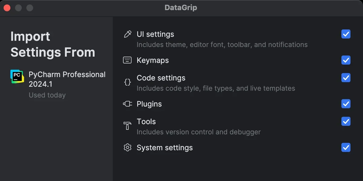 JetBrains DataGrip Mac版 截图 3