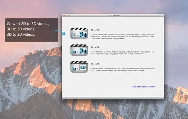 3D Converter for Mac 截图 3