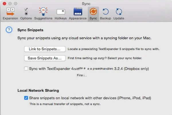 TextExpander 截图 1