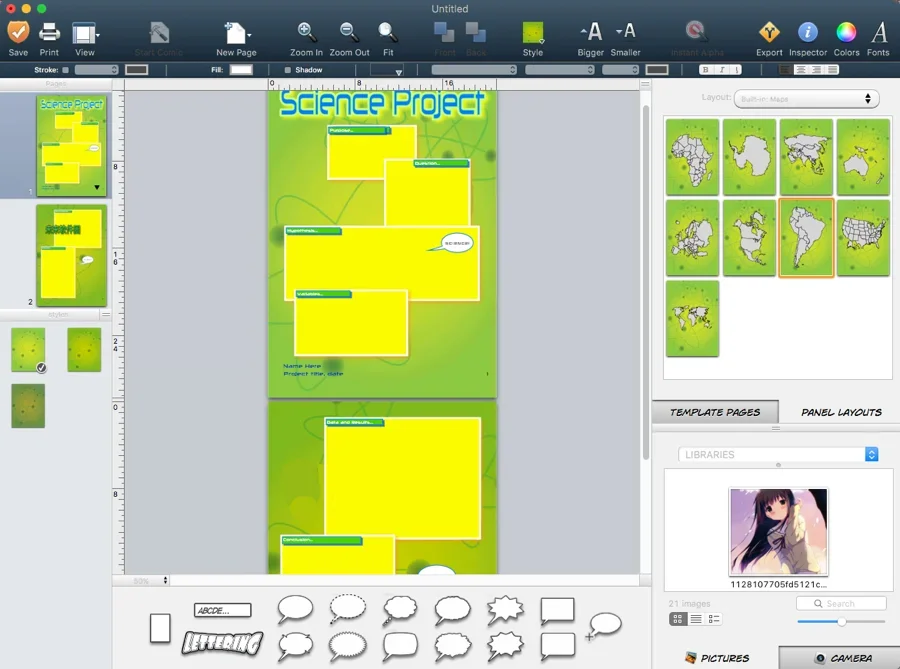 Comic Life 3 for Mac 截图 3