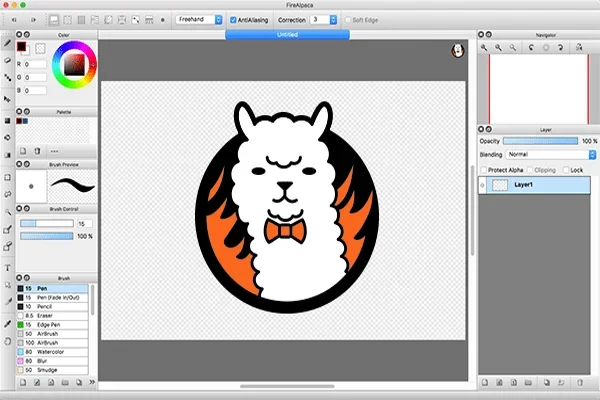 FireAlpaca Mac版 截图 1