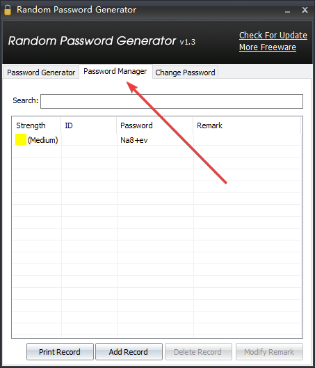 Random Password Generator(随机密码生成)