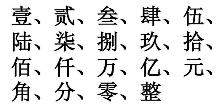 关于大写数字金额的应用与重要性