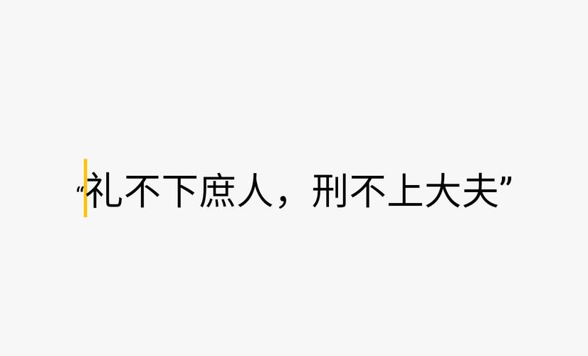 邓公说过刑不上大夫是真的吗 法不加于尊,刑不上大夫