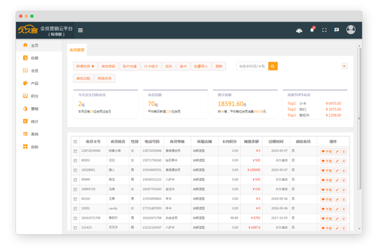 会员管理